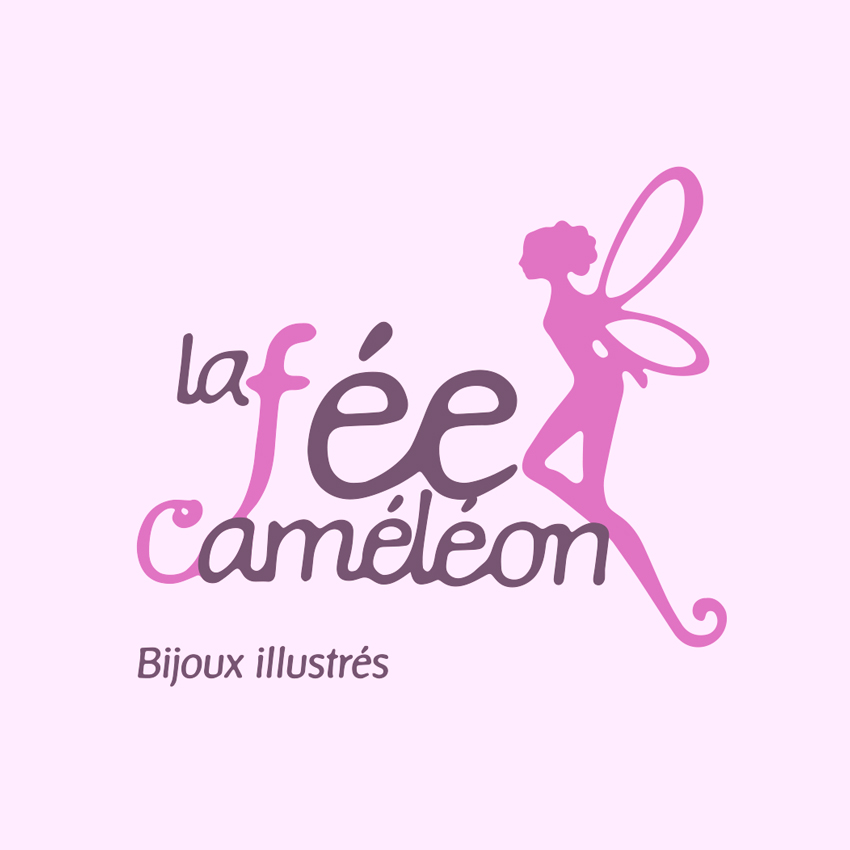 La Fée Caméléon - Création logo - Besançon - Christelle Cuche