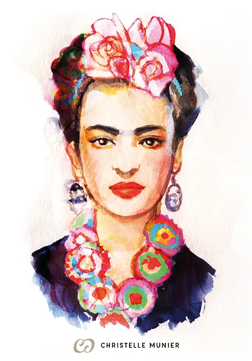 Illustration Frida Kahlo