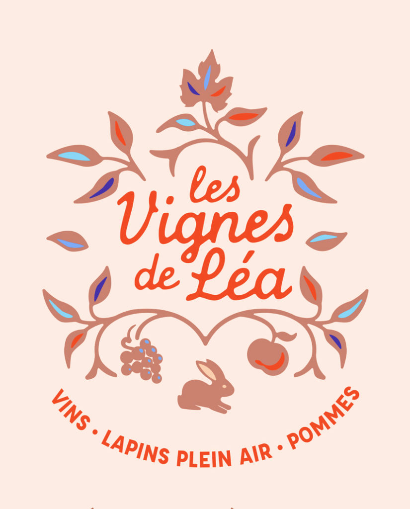 Vignes de Léa - Création logo - Besançon - Christelle Cuche
