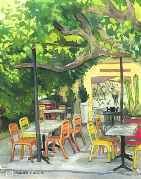 Illustration bistrot